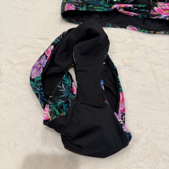 New! Victoria's Secret Black Palm Bikini Set 45574 - Picture 9 of 11